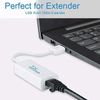 USB LAN EXTENDER | Lan Repeater R45 200M | LAN Extension Adapter for USB Printers Keyboard Mouse