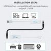 USB LAN EXTENDER | Lan Repeater R45 200M | LAN Extension Adapter for USB Printers Keyboard Mouse